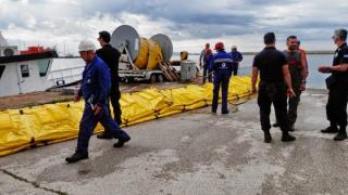 Άσκηση απορρύπανσης πραγματοποιήθηκε στο λιμάνι της Αλεξ/πολης