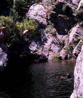 Semadirek'te doğal havuzlar (Vathres)