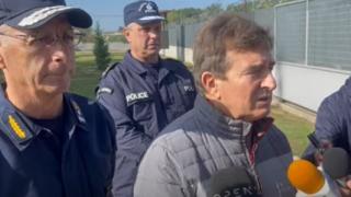 "Ελάχιστες οι ροές μεταναστών" λέει ο Υπουργός Μ. Χρυσοχοΐδης από τις Καστανιές