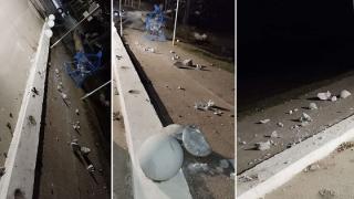 Αλητεία παντού πλέον - Καταστροφές χωρίς λόγο στην Αλεξανδρούπολη