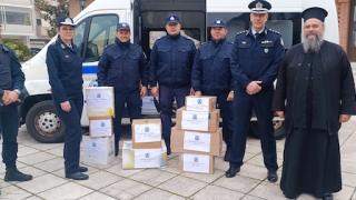 Είδη πρώτης ανάγκης μοιράστηκαν από την Αστυνομία και σε ιδρύματα του Έβρου