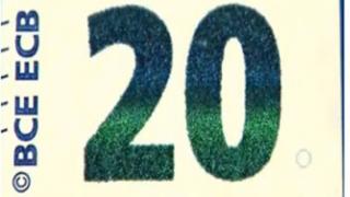 'Έρχεται' το νέο χαρτονόμισμα των 20 ευρώ.