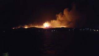 Πυρκαγιά μεγάλης έκτασης μαίνεται στην Σαμοθράκη (συνεχής ενημέρωση).
