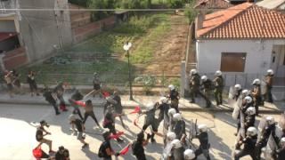 Σύρραξη αστυνομίας και διαδηλωτών του No Border Camp στις Καστανιές