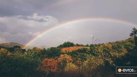 Çift gökkuşağı.