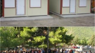 5 νέα "σπιτάκια" για τις Δημοτικές Κατασκηνώσεις Μάκρης