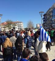 Ορεστιάδα: Πλήθος κόσμου στην συγκέντρωση συμπαράστασης για τους δύο Έλληνες στρατιωτικούς (video) 