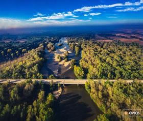 Arda köprüsünün üstünde.