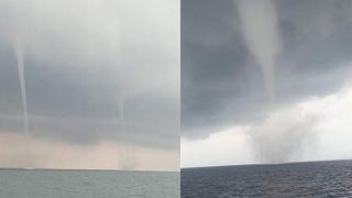 Τρεις υδροστρόβιλοι τράβηξαν τα… βλέμματα στην Αλεξανδρούπολη! (vid & pic)