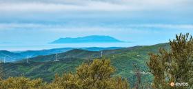 Leptokarya'daki "Treis Vryses" bölgesinden görünüm