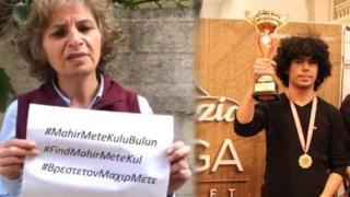 Καθιστική διαμαρτυρία της μητέρας του Mahir Mete Kul για να μη σταματήσει η αναζήτηση του στον Έβρο