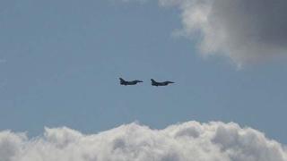 Μαχητικά αεροσκάφη F16 «έσκισαν» και τον ουρανό της Αλεξανδρούπολης (video)