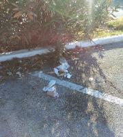 Σε σκουπιδότοπο μετατράπηκε το πάρκινγκ του Δημοτικού Camping Αλεξ/πολης (φωτογραφίες)