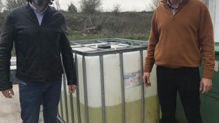 Ευχαριστήριο του δημάρχου Ορεστιάδας για τη δωρεά υποχλωριώδους νατρίου από τον Πολιτικό Μηχανικό Κ. Παπαδόπουλο
