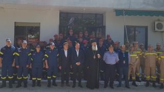 Αγιασμός στο πεζοπόρο τμήμα της Πυροσβεστικής Υπηρεσίας Αλεξανδρουπόλεως