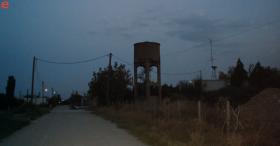 Tychero'nun kuzeybatısında.