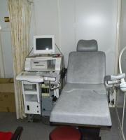 Το εσωτερικό της κινητής ιατρικής μονάδας 