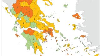 Ο νέος Χάρτης της ελληνικής κυβέρνησης για τον COVID - Επίπεδο 1 ο Έβρος