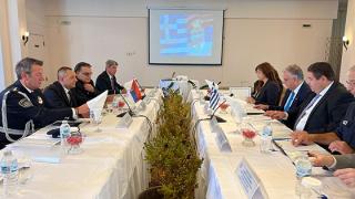 Στην Αλεξανδρούπολη ο Θεοδωρικάκος με τον Σέρβο Υπουργό Εσωτερικών (video)