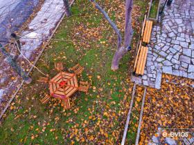 Amfitriti'de bir kış parkı