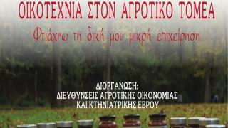 Ημερίδα σε Αλεξ/πολη και Διδυμότειχο: «Οικοτεχνία στον αγροτικό τομέα – Φτιάχνω τη δική μου μικρή επιχείρηση»