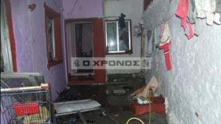 Κομοτηνή: Εξερράγη φιάλη υγραερίου σε μονοκατοικία.