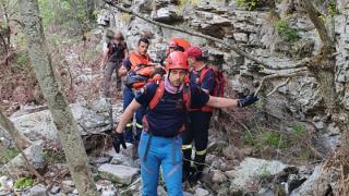 Αίσιο τέλος είχε επιχείρηση διάσωσης ορειβάτη στην περιοχή Λεπτοκαρυά Αισύμης (φωτο)