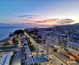 Faros Meydanı'ndan Dedeağaç'ın havadan görünümü