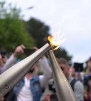 H Αλεξανδρούπολη υποδέχτηκε την Ολυμπιακή Φλόγα στο δρόμο για το Παρίσι 2024