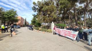 Κινητοποίηση στη Σύνοδο των Πρυτάνεων στην Αλεξανδρούπολη (video)