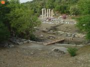 Arkeoloji alanının panoramik manarası.