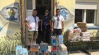 Συγκινητική η προσφορά ειδών πρώτης ανάγκης στους Πυροσβέστες