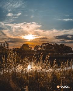 Ηλιοβασίλεμα στο Δέλτα του Έβρου