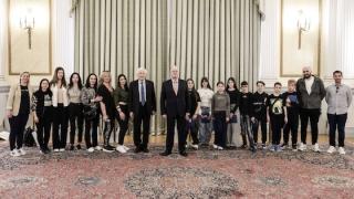 Ο Πρόεδρος της Δημοκρατίας συναντήθηκε με μαθητές του Δημοτικού Σχολείου Ριζίων Έβρου