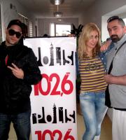 Οι ράπερς TNS, BO, Δώρο Θεού και Dj KC στον Polis 102,6!
