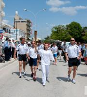 Την Ολυμπιακή Φλόγα υποδέχθηκε η πόλη της Αλεξανδρούπολης.