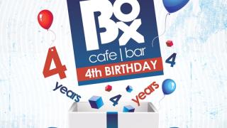 To "Box" cafe γιορτάζει τα 4α γενέθλια του με ένα super party.