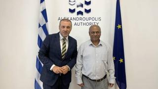 Το λιμάνι της Αλεξανδρούπολης επισκέφθηκε ο Πρέσβης της Ινδίας
