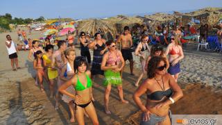 Latin party στήθηκε στον Ιππόκαμπο της Αγίας Παρασκευής, την Κυριακή.