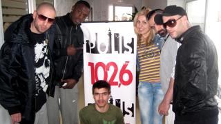 Οι ράπερς TNS, BO, Δώρο Θεού και Dj KC στον Polis 102,6!