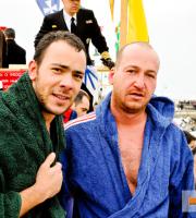 Με λαμπρότητα παρά το κρύο αγιάστηκαν τα νερά στην Αλεξανδρούπολη.