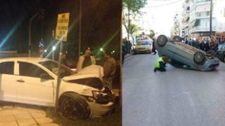 Αλεξ/πολη: Δύο τροχαία ατυχήματα μέσα σε 12 ώρες.