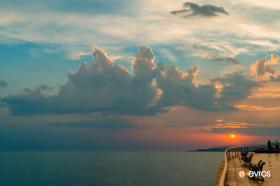 "Egnatia" virajından muhteşem gün batımı