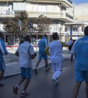 Φωτογραφικά κλικ από τη άφιξη της Ολυμπιακής Φλόγας στην Αλεξανδρούπολη