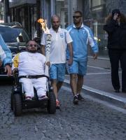 Φωτογραφικά κλικ από τη άφιξη της Ολυμπιακής Φλόγας στην Αλεξανδρούπολη