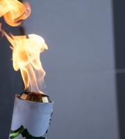 Φωτογραφικά κλικ από τη άφιξη της Ολυμπιακής Φλόγας στην Αλεξανδρούπολη