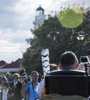 Φωτογραφικά κλικ από τη άφιξη της Ολυμπιακής Φλόγας στην Αλεξανδρούπολη