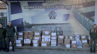 Κίνηση ανθρωπιάς προς τους σεισμόπληκτους από το Τμήμα Συνοριακής Φύλαξης Φερών 