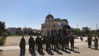 Με κάθε επισημότητα ο εορτασμός του Αγίου Γεωργίου στην ΧΙΙη Μ/Κ Πεζικού (video + φωτο)