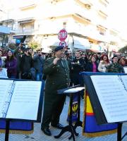 Τα κάλαντα είπε στην Αλεξανδρούπολη η 12η Μεραρχία Πεζικού